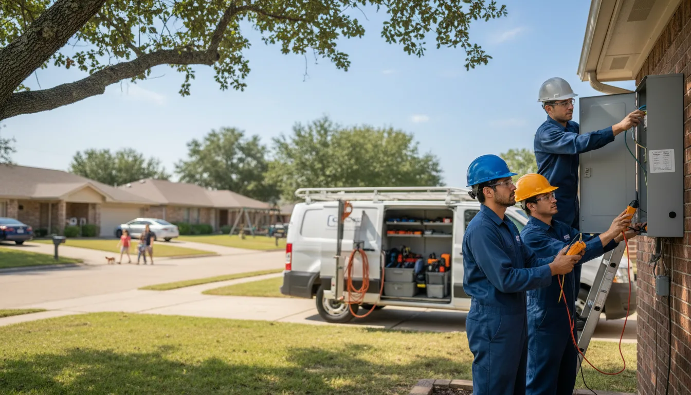 Certified electrician providing emergency electrical services in Valparaiso, NE